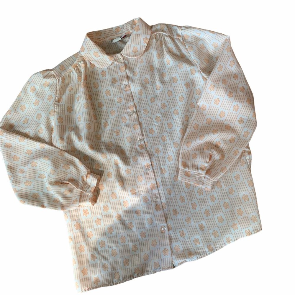 Vintage Rhapsody Brand Novelty Floral Print Blouse